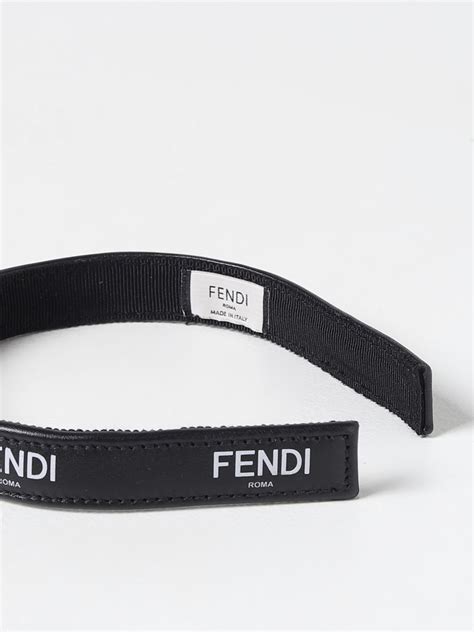 fendi leather headband.